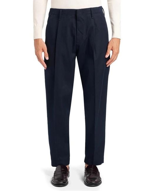 Dondup Blue Trousers for men