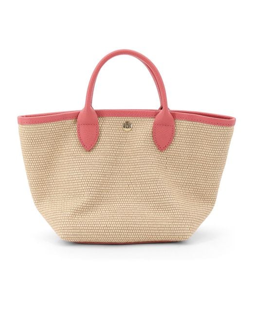 Longchamp Pink Le Pliage Collection Xs Basket Bag