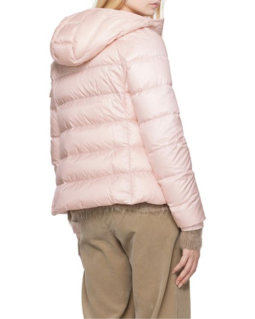 Moncler Natural Gles Zip-Up Padded Jacket