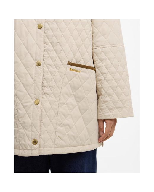 Barbour Natural Logo Quilted Jacket