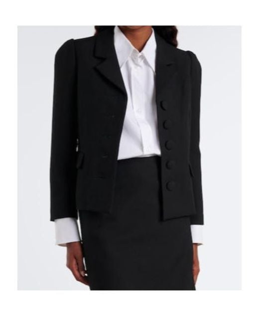 ShuShu/Tong Black Wool And Silk Jacket