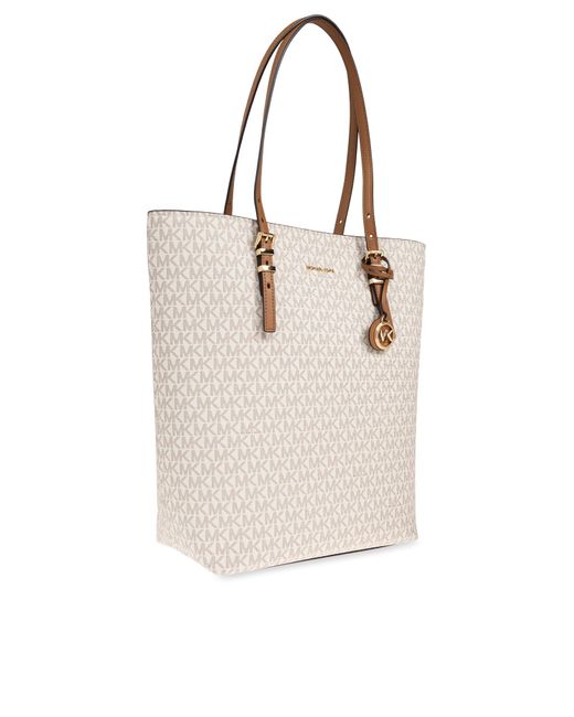 MICHAEL Michael Kors White Double Handle Tote Bag