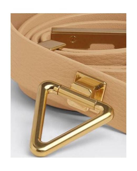 Bottega Veneta Natural Point Lock Buckle Belt