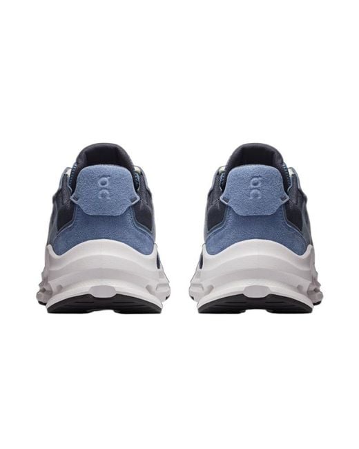 On Shoes Blue Cloudnova Rift Sneakers for men