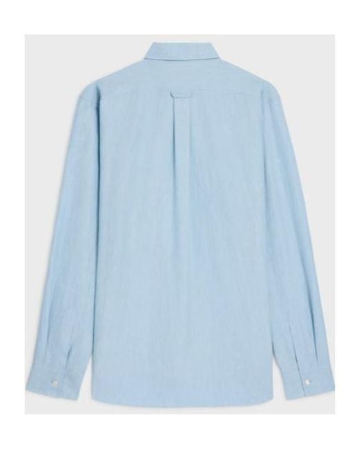 Céline Blue Relaxed Shirt for men