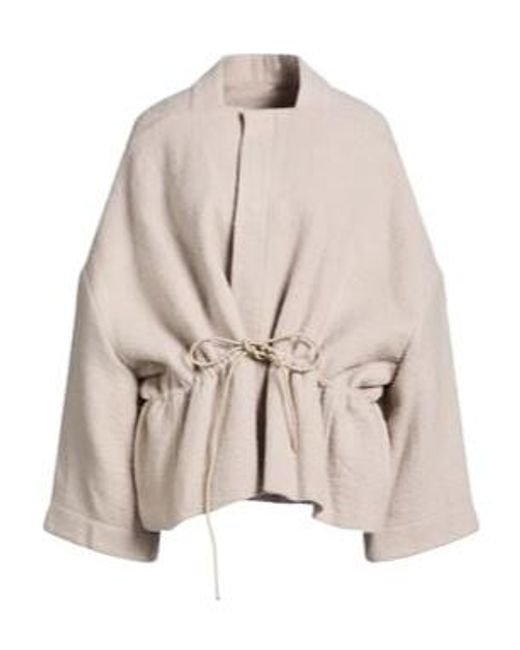 Rick Owens Natural Plain Colour Jackets
