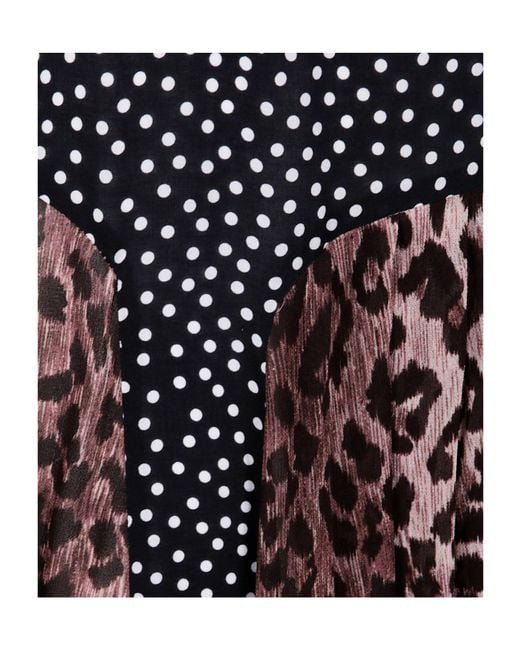 Rixo Gray Meg Leopard Midi Dress