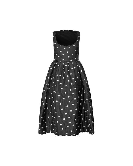 Stine Goya Black Volum A Line Dress