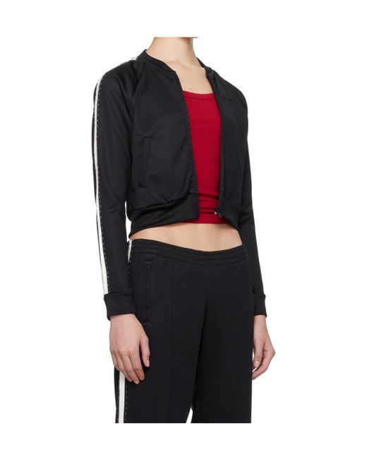 Re/done Black Logo Embroidered Casual Jacket