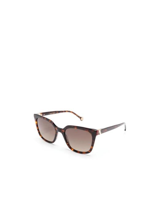 Carolina Herrera Multicolor Square Frame Full Rim Sunglasses
