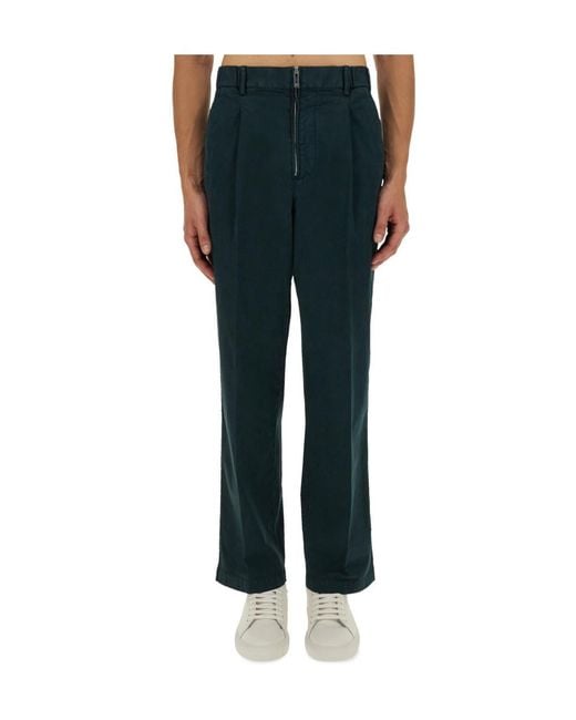 Helmut Lang Blue Cargo Zoot Pants for men