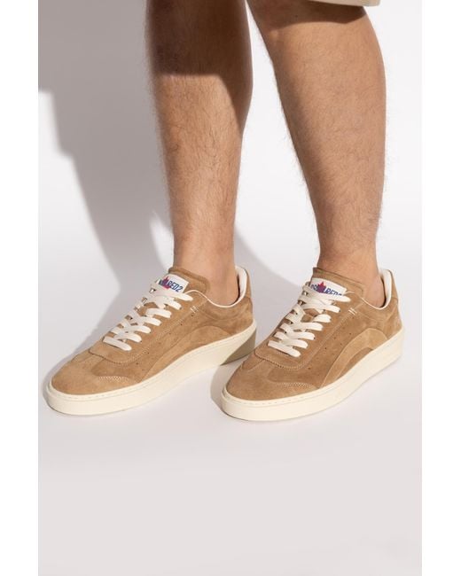 DSquared² Brown Rider Lace-Up Sports Shoes for men