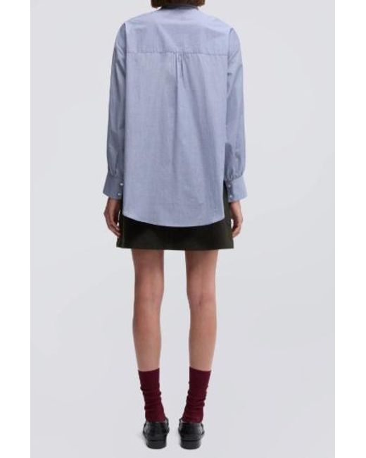 Aspesi Blue Boyfriend Style Shirt