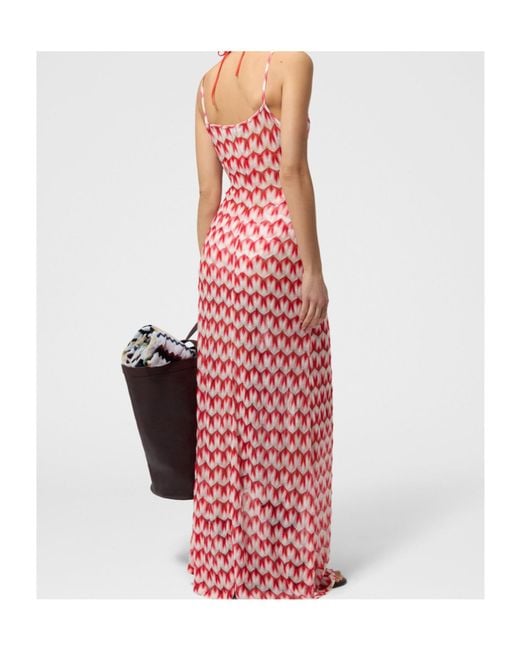 Missoni Red Suspender Dress