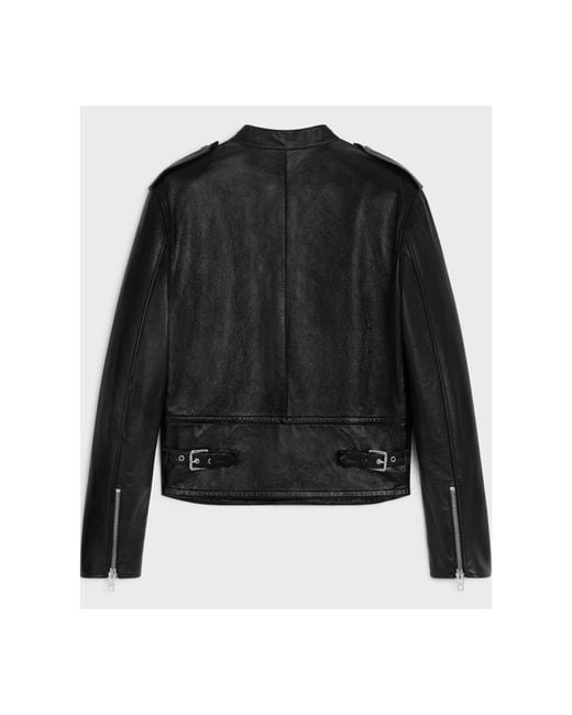 Céline Black Racer Blouson Jacket for men