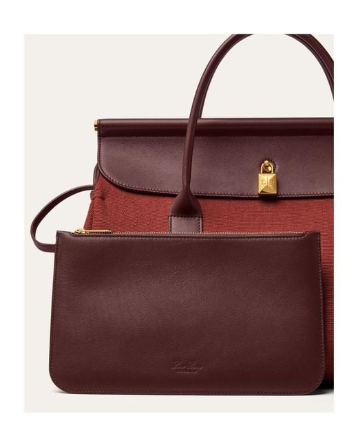 Loro Piana Red Loom Bag L32
