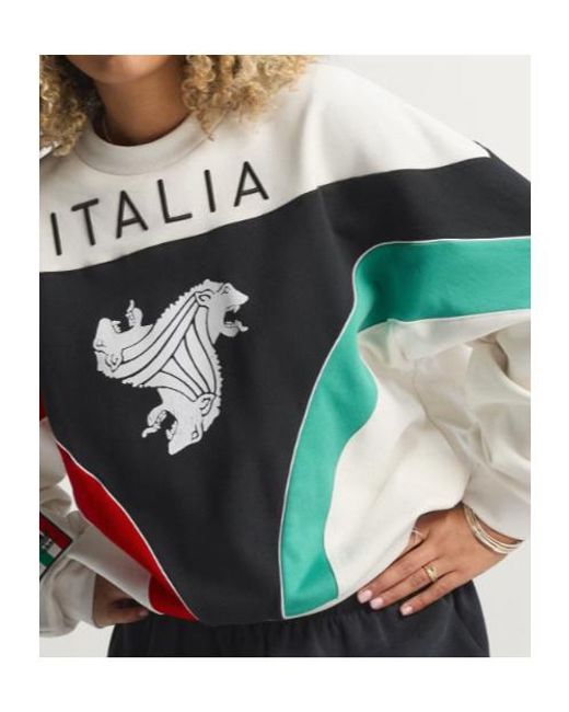 Adidas Originals White Italia Coppa Del Mundo Graphic Crew-Neck Sweatshirt