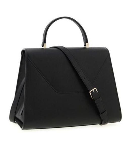 Valextra Black Iside Large Handbag