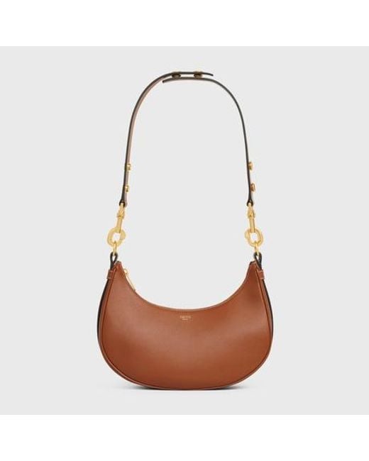 Céline Brown Medium Ava Strap Bag