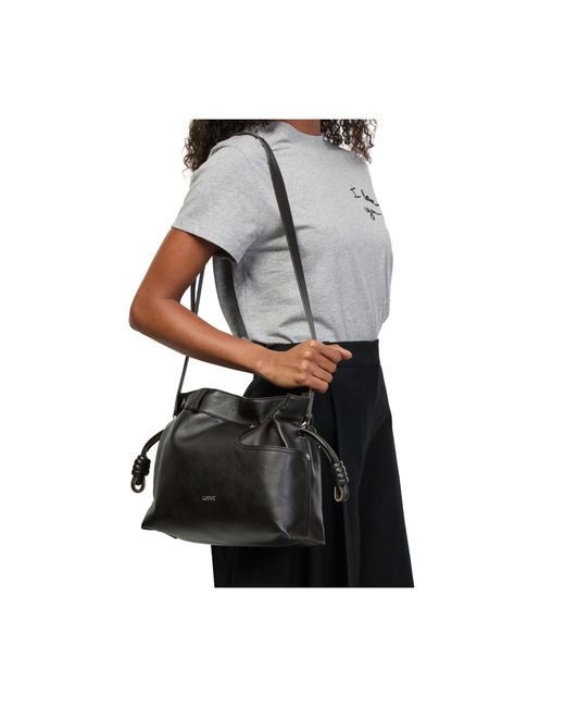 Loewe Black Panta Medium Shoulder Bag