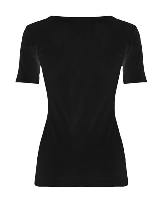Just Cavalli Black Script Logo T-Shirt