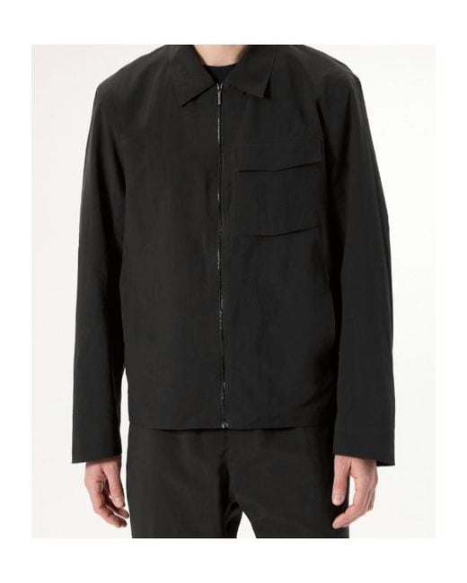 Veilance Black Spere Sl Zip-Up Flap-Pocket Jacket for men