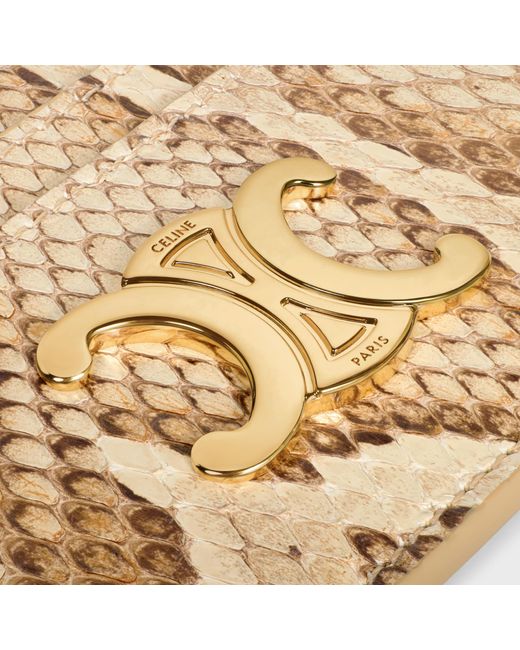 Céline Natural Card Holder Triomphe