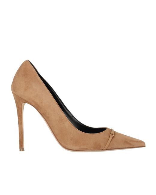 Elisabetta Franchi White Pointed Toe Pumps