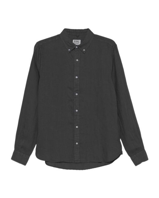Ecoalf Gray Buttoned Shirt for men