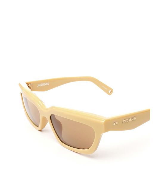 Jacquemus Natural Full Frame Sunglasses for men