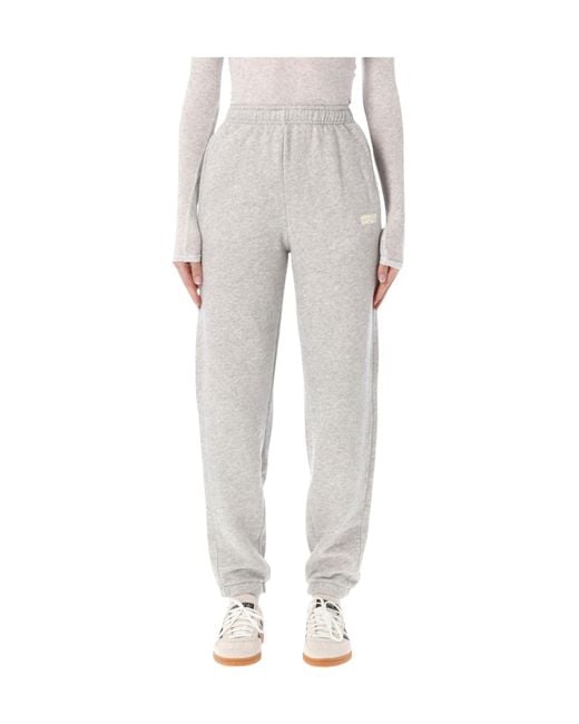 American Vintage Gray Elastic Waist Sports Pants