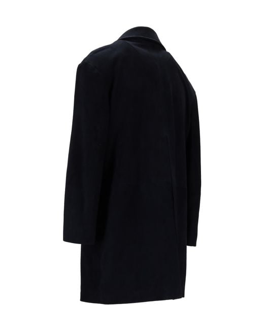 Lela Rose Blue Long-Sleeved Coat
