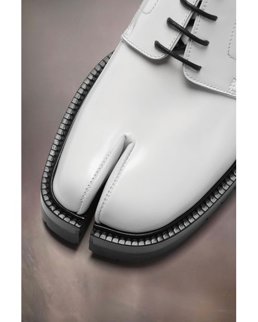 Maison Margiela White Tabi Derby Shoes