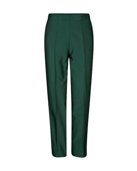 Dries Van Noten Green Pleated Casual Pants
