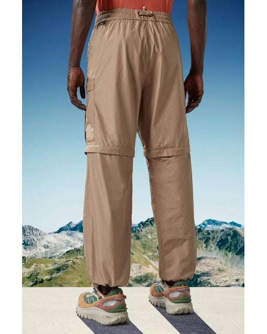 Moncler Natural Grenoble Drawstring Cargo Pants for men