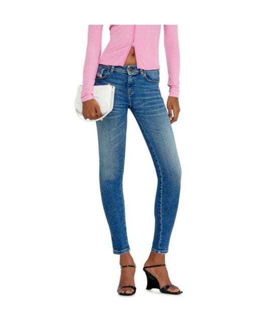 DIESEL Blue 2017 Slandy Super-Skinny Jeans