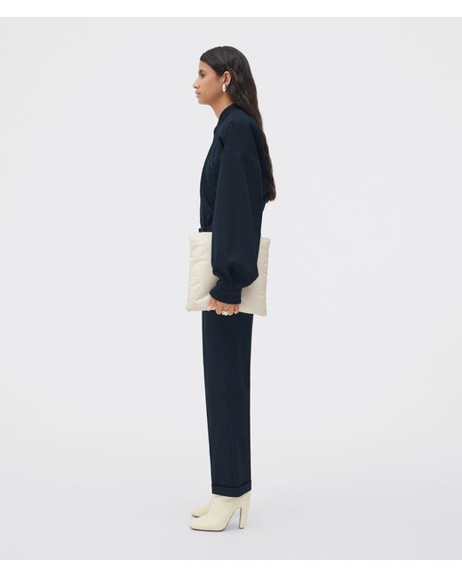 Bottega Veneta Pillow Padded Clutch Bag in Natural | Lyst