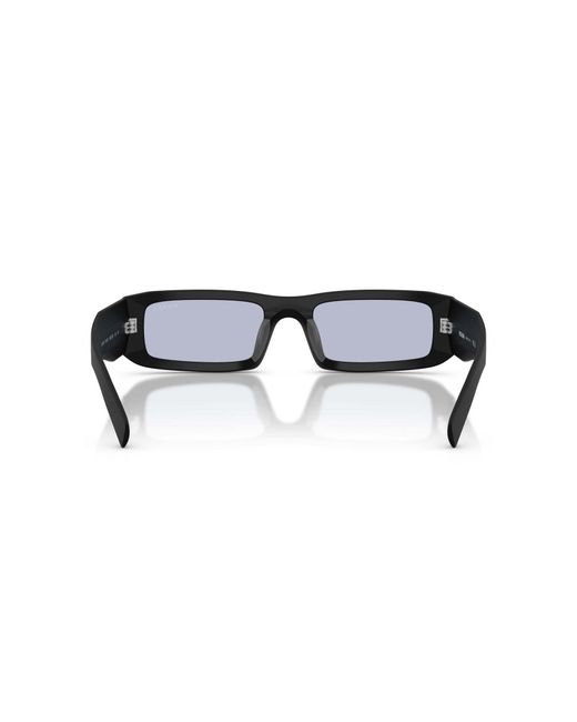 Prada White Eyewear Rectangle Frame Sunglasses for men