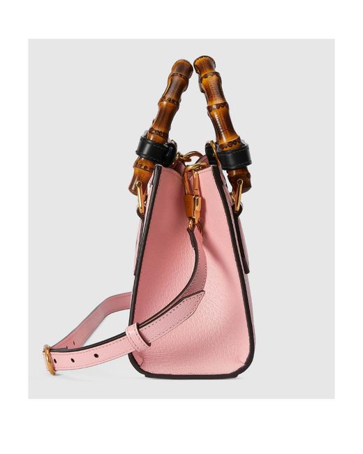Gucci Pink Mini Diana Top Handle Bag