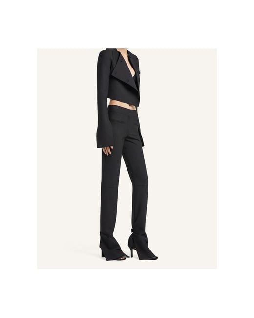 Courreges Black Courrèges Oblique Tailored Jacket