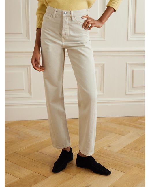 Totême Natural Straight-Leg Jeans