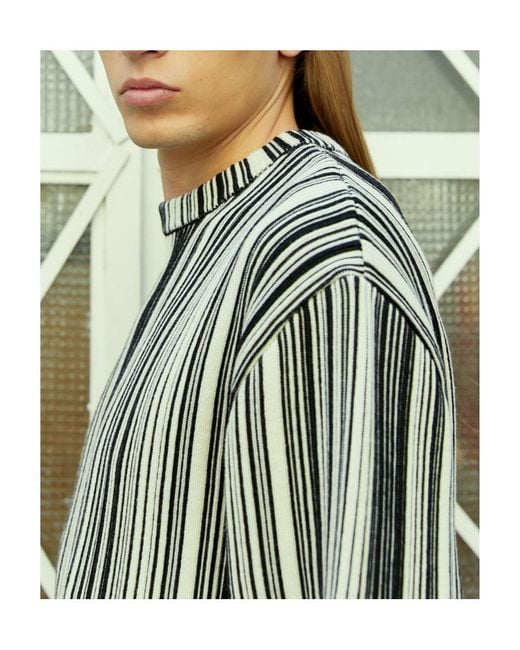 VTMNTS Green Pattern Knitted Sweater for men