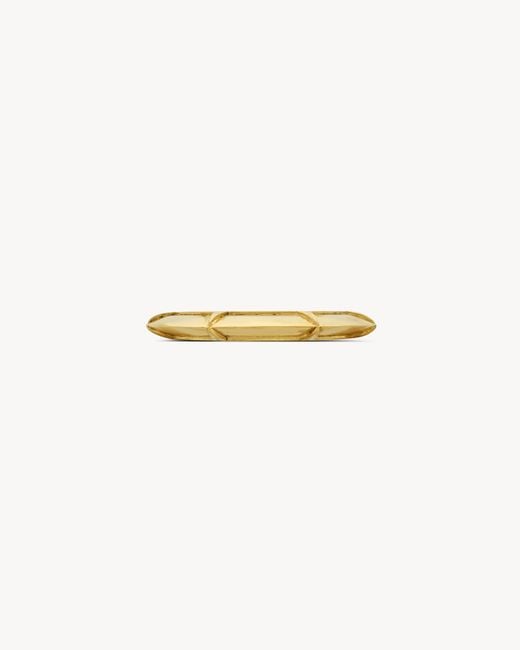 Saint Laurent Metallic Open-Style Bracelet