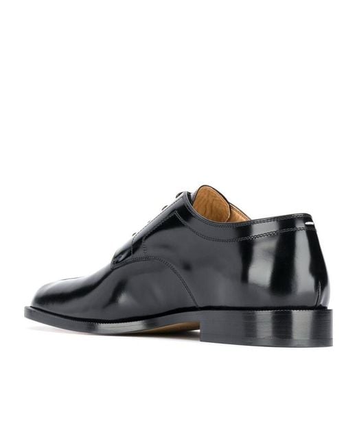Maison Margiela Black Tabi Lace-Up Shoes for men