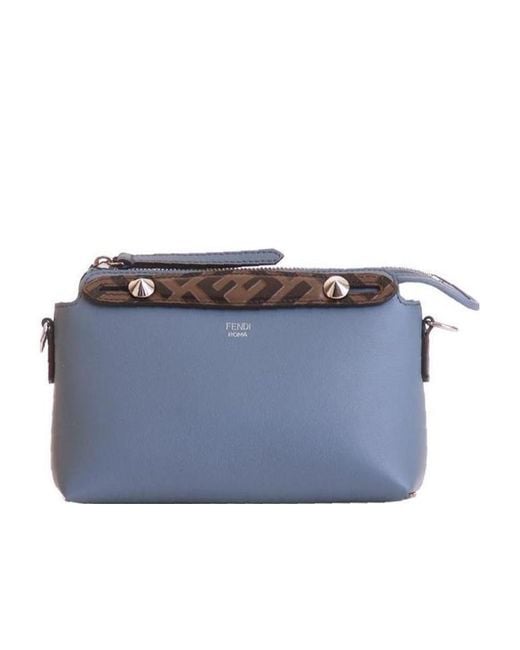 Fendi Blue Mini By The Way Shoulder Bag