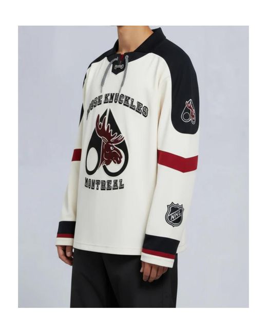 Moose Knuckles Blue Long-Sleeved Jersey for men