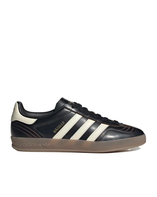 Adidas Originals Black Gazelle Indoor Low-Top Sneakers for men