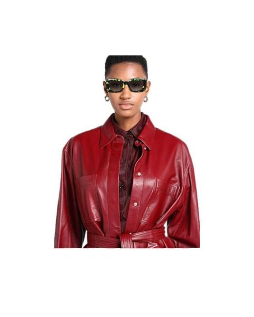 Chloé Green Plastic Frame Sunglasses