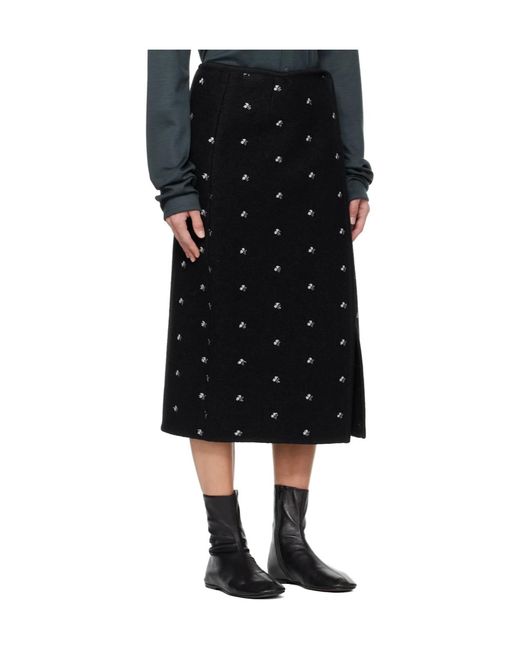 Rier Blue Walker Midi Skirt
