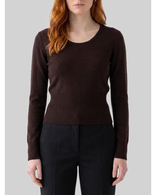 Max Mara Black Mxmvetta Crewneck Knitted Jumper